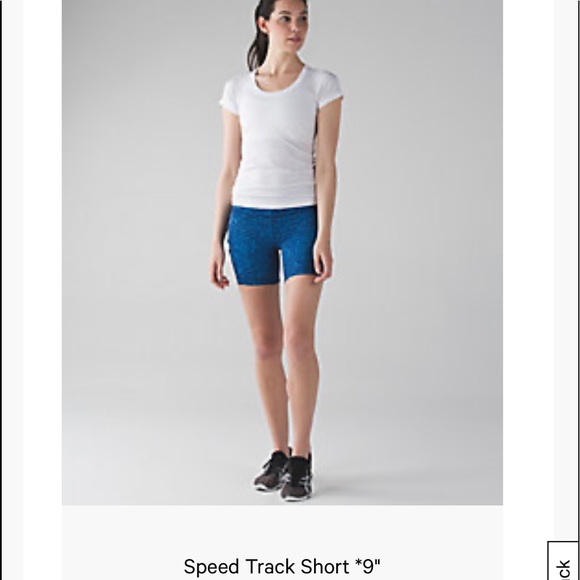 Lululemon Speed Track Short 9 Size 6 